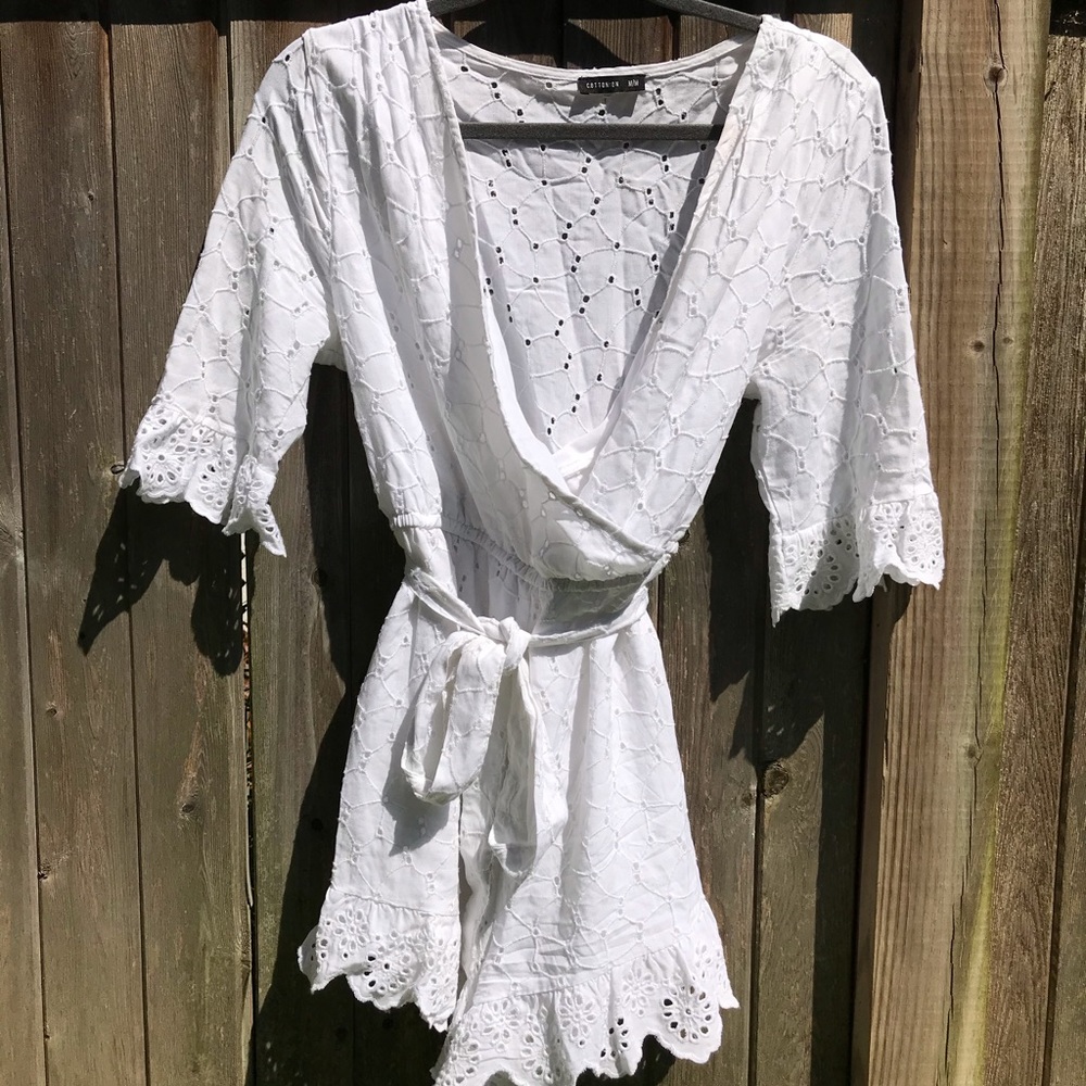 white romper